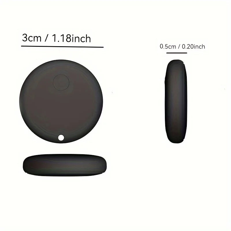 GPS Tracking Device for Cars, Pets & More - Real-Time Location Finder with iOS Compatibility, Long-Lasting Button Battery