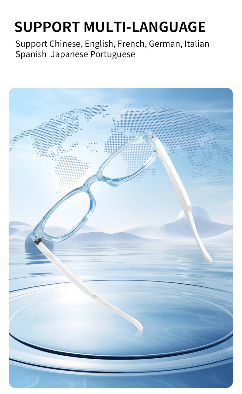 GS07Upgrade Smart Glasses With Camera Video Recording AI Photo Recognition Bluetooth Call Translation Voice Assistant Glasses