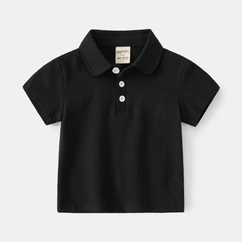 Kids Polo T Shirts Solid Cotton Boys Sport Polo T-Shirts Children's Tops Fashion Kids Clothes Summer Children Polo Tees