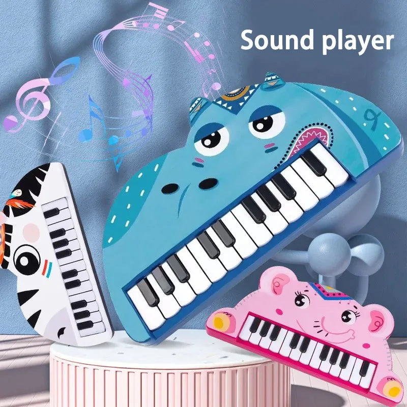 Kids Piano Keyboard Toy Children's Electronic Musical Instrument Multi-Functional Animal Piano Keyboard Early Education Toys