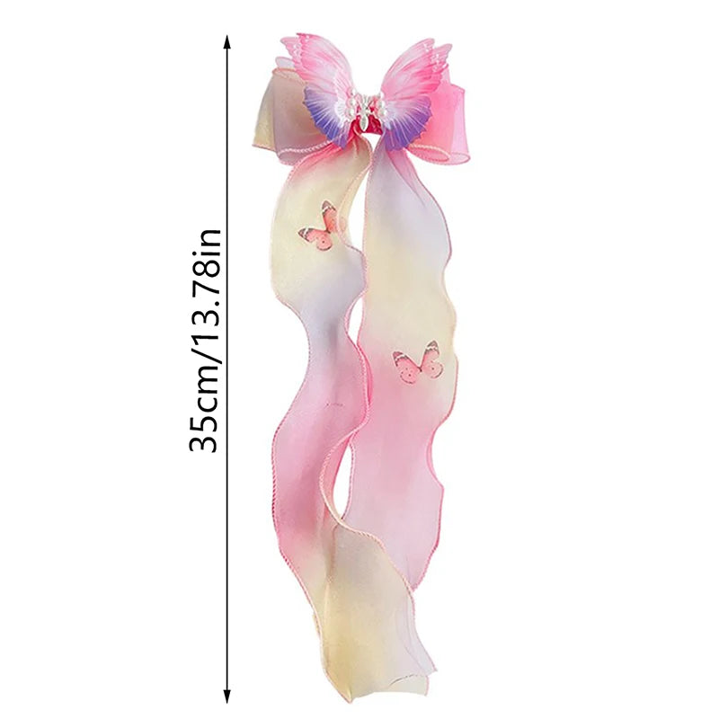 Children's Hair Accessories Bows Ribbons Braided Hairpins Headdresses Summer Girls Princess Hairpins