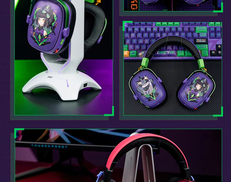 VALKYRIE VK S1 Gaming Headset Wireless Triple-Mode Detachable Microphone 15ms Ultra-low Latency Customized Gaming Headphones