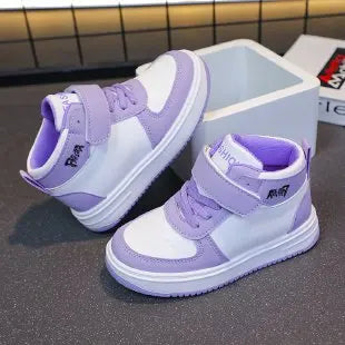 Children's Sports Shoes Spring Autumn New Boys Girls Sneakers Classics High Top Soft Breatheable Fashion Kids Basketball Shoes