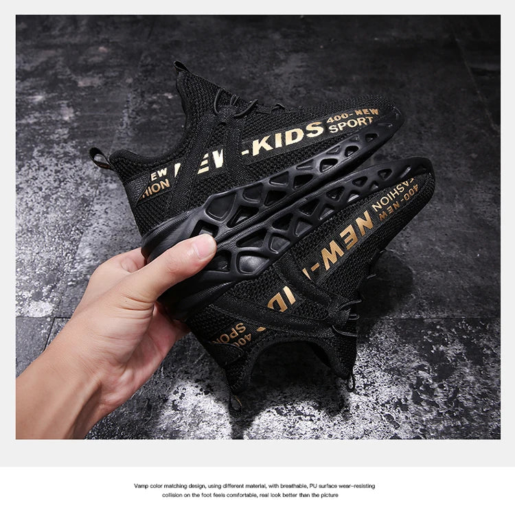 Kids Sports Shoes Boys Children Athletic Sneakers Mesh Lightweight Running Basketball Tennis School Outdoor Casual Shoes ﻿