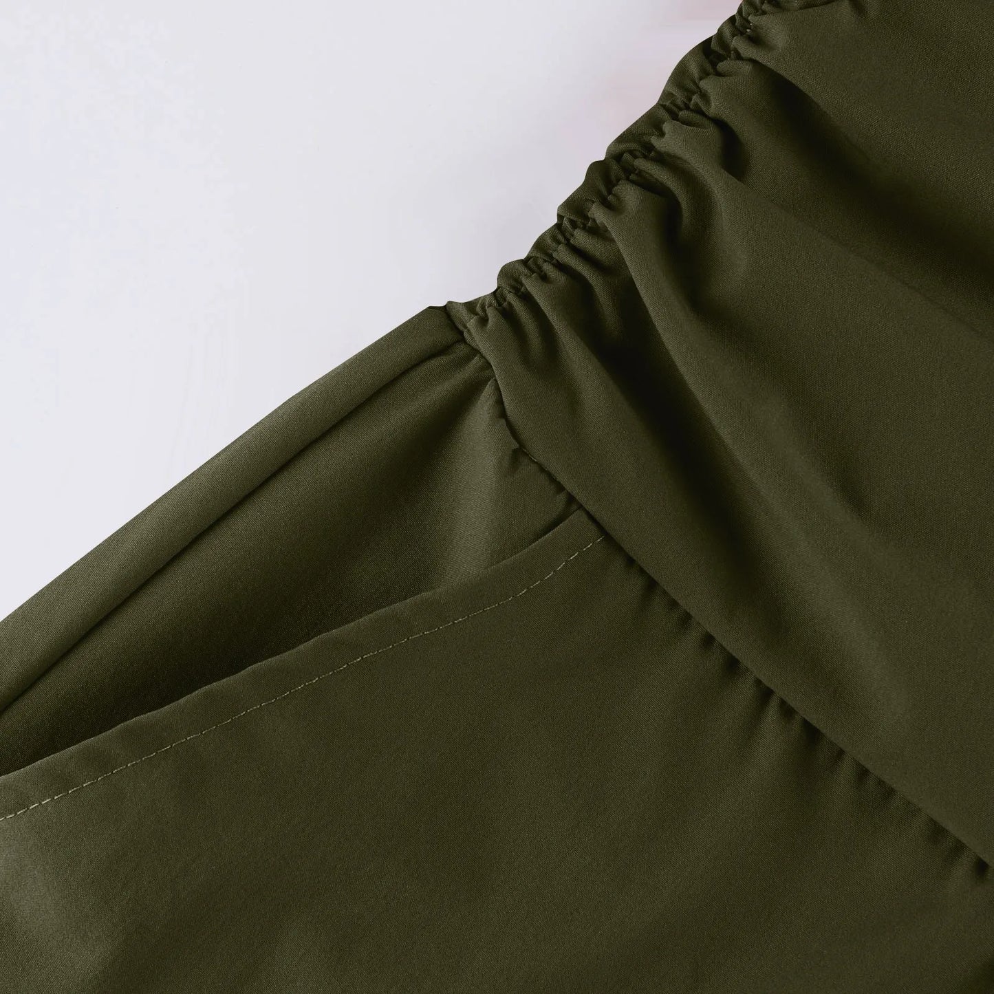 women pants summer loose cropped pants High Waist Solid Color Casual Trousers Pants With Pockets cozy breathable pantalon femme