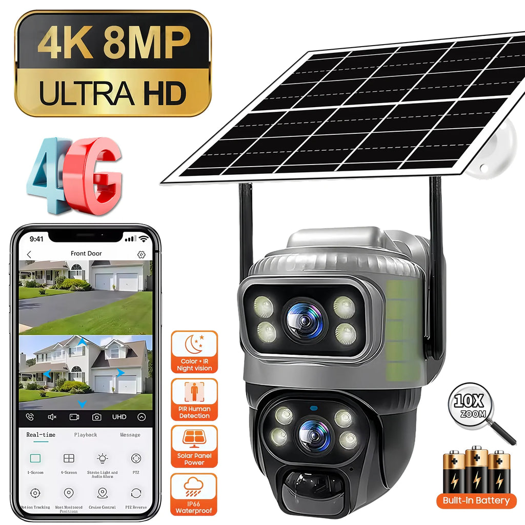 Solar Night Vision Waterproof Camera