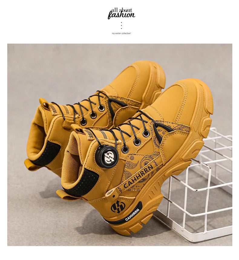 Platform Sports Shoes Kids Sneakers Sports and Leisure Shoes for Boys Wear-resistant Loafers Soft and Comfortable Fashion new