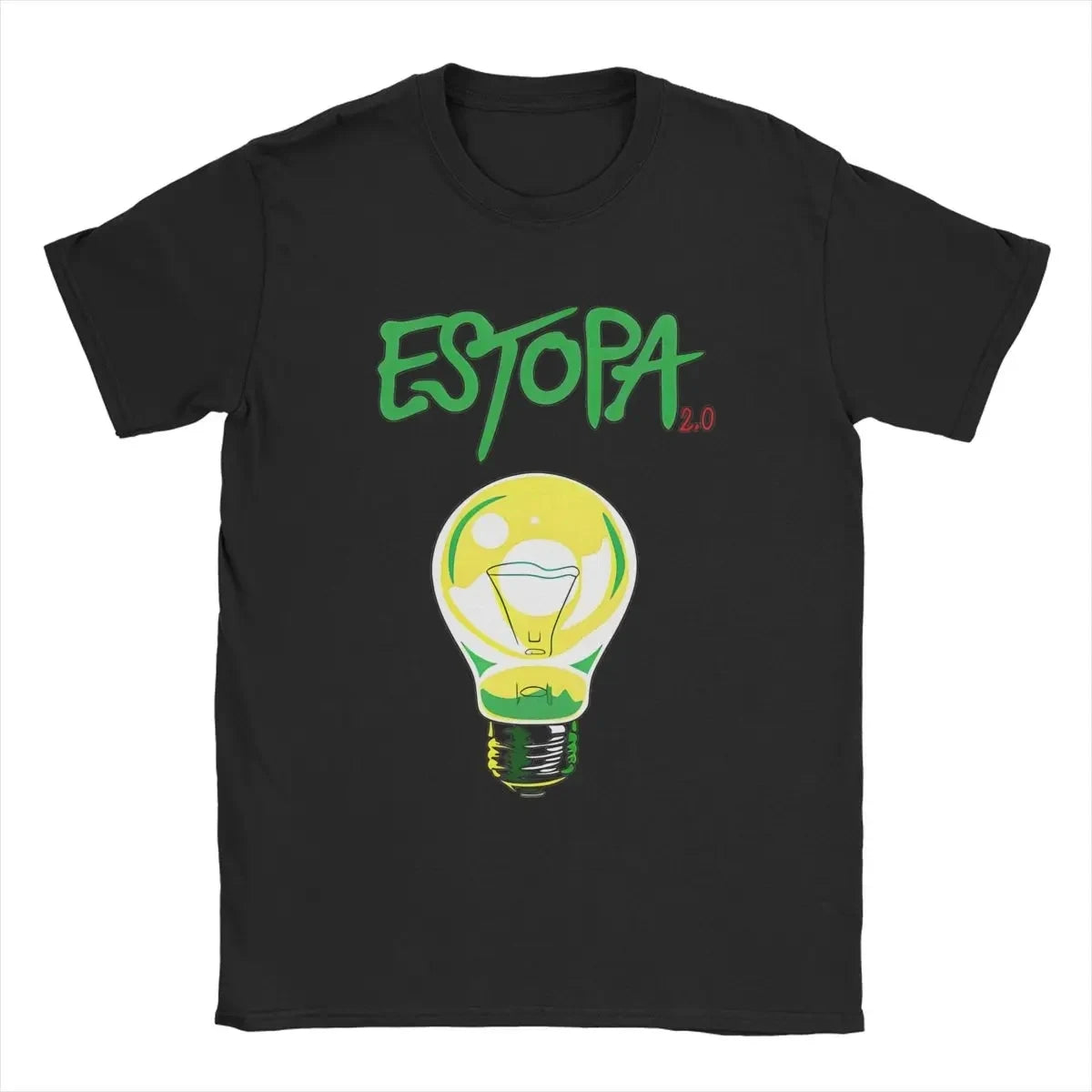 Men T-Shirts Estopa Tour Rock Band Unique 100% Cotton Tees Short Sleeve Pop Music Guitar Art T Shirt Round Neck Clothes Printed