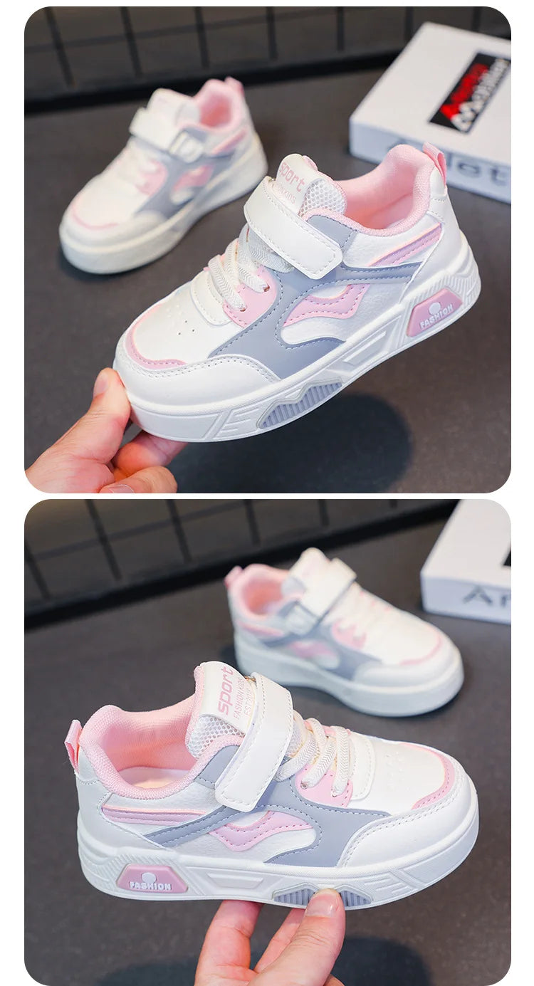 Children's Shoes for Girls and Boys Fashion Sneakers Kids' Soft-Soled Casual Shoes Student Sports Shoes Outdoor Walking Shoes