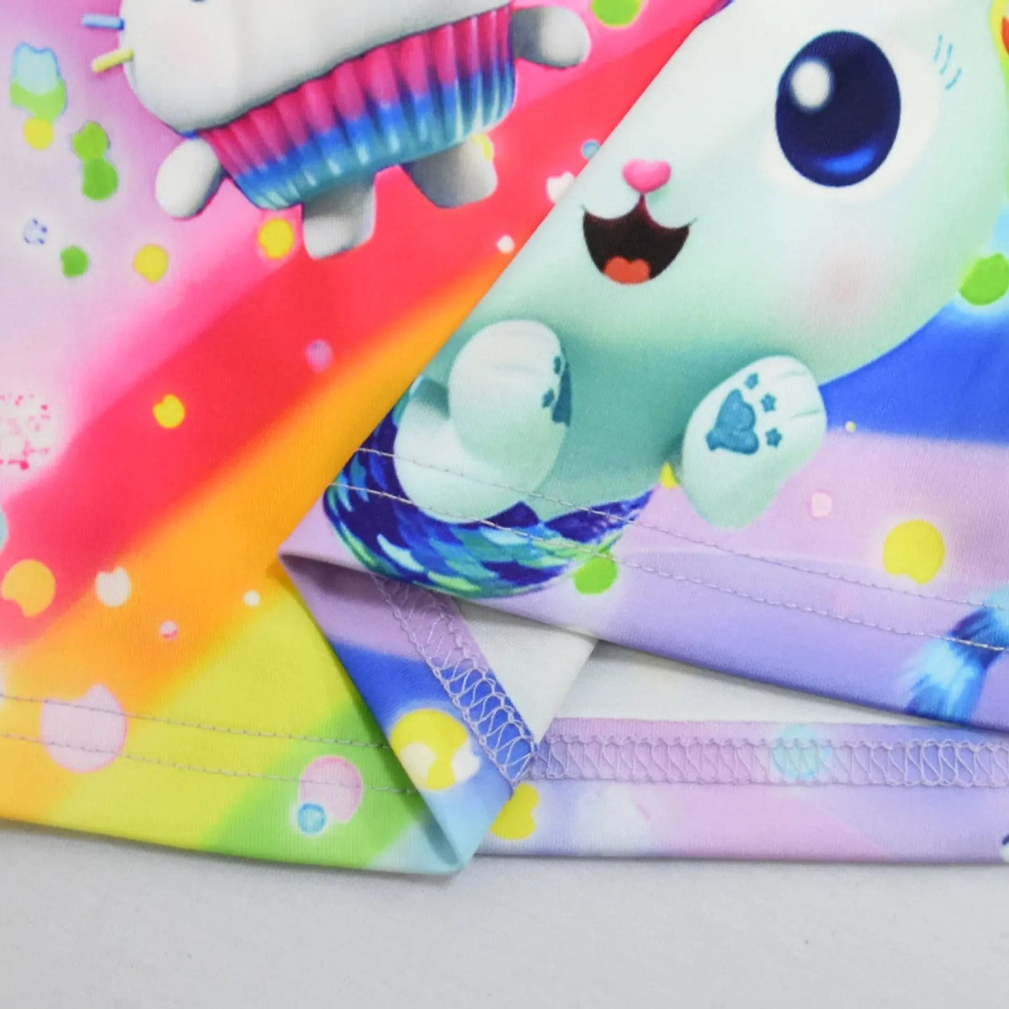 Gabby's Dollhouse Kids Clothes Summer Baby Girls Cute Princess Dress Cartoon Gabby Cats Toddler Girls Birthday Party Dresses