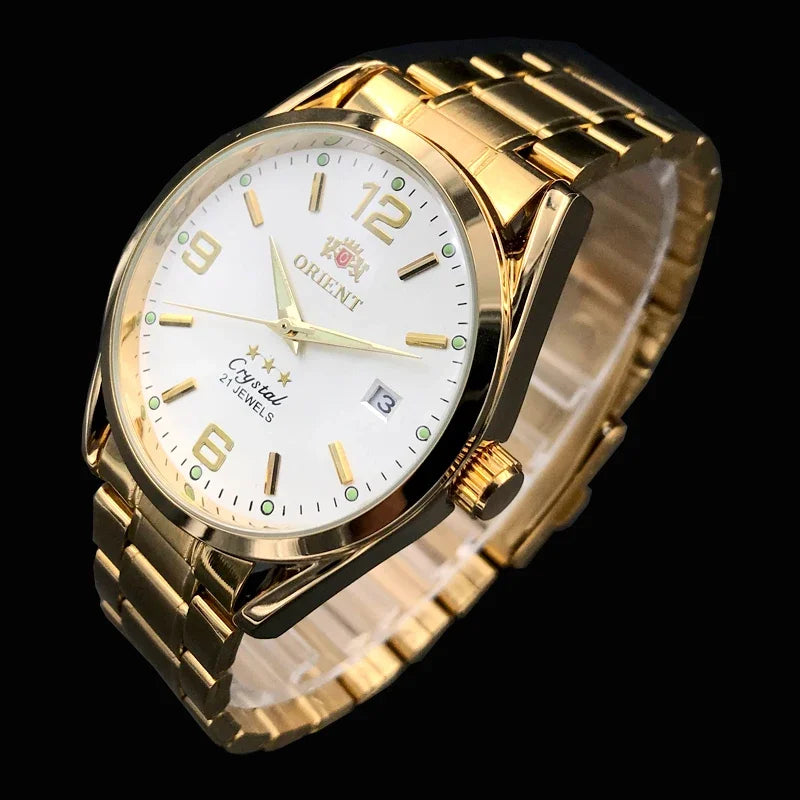 Orient Double Lion Watches High Quality Clock Brand New Top Men's Watch Multi-Function All-Steel Automatic Mechanical Tourbillon