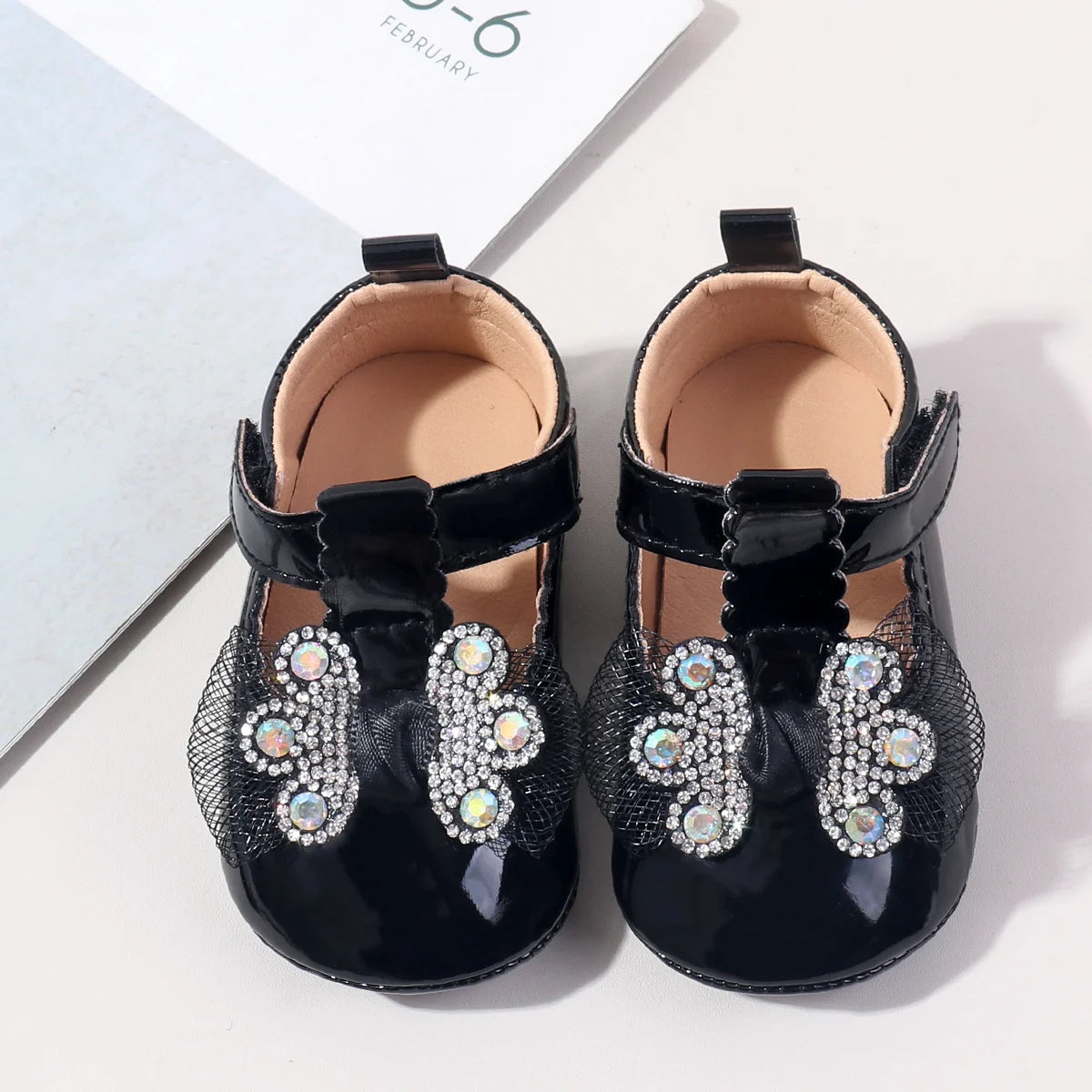New Style Bow-Shaped Baby Shoes For Girls Aged 0-1 Years Old Breathable And Cool Shoes For Little Girls High Quality TPR Sole