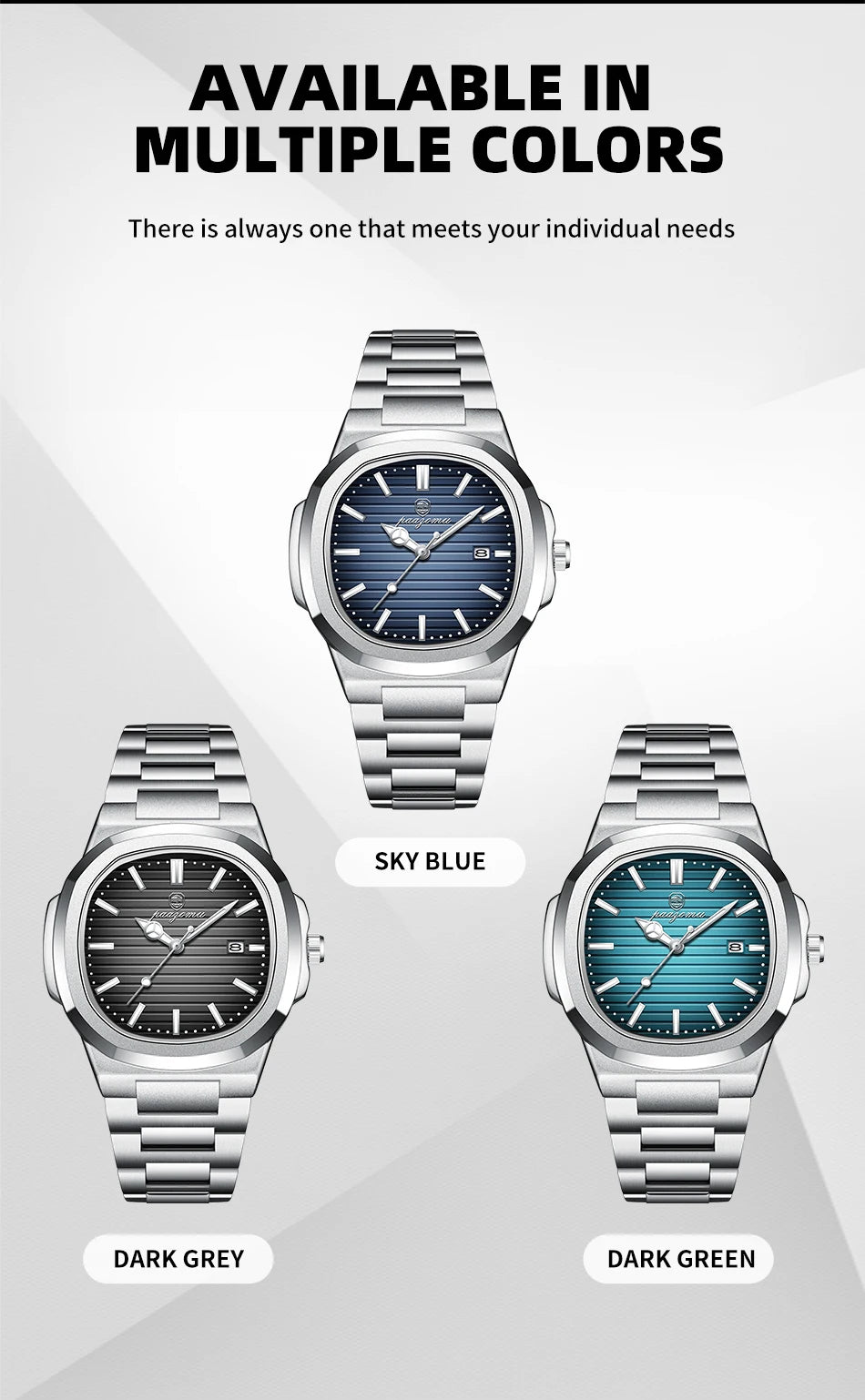 PAAZOMU 2025New Men Stainless Steel Watch Quartz Waterproof Male Clock Business Watch Mens Watches Top Brand Luxury Men Watch