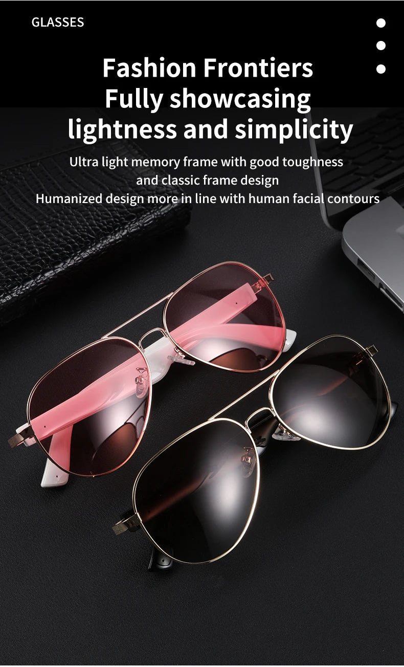 Smart Sunglasses Bluetooth glasses,Wireless HD UV Protective Lens Eyewear Waterproof Speaker,listen to songs, talk sunglasses