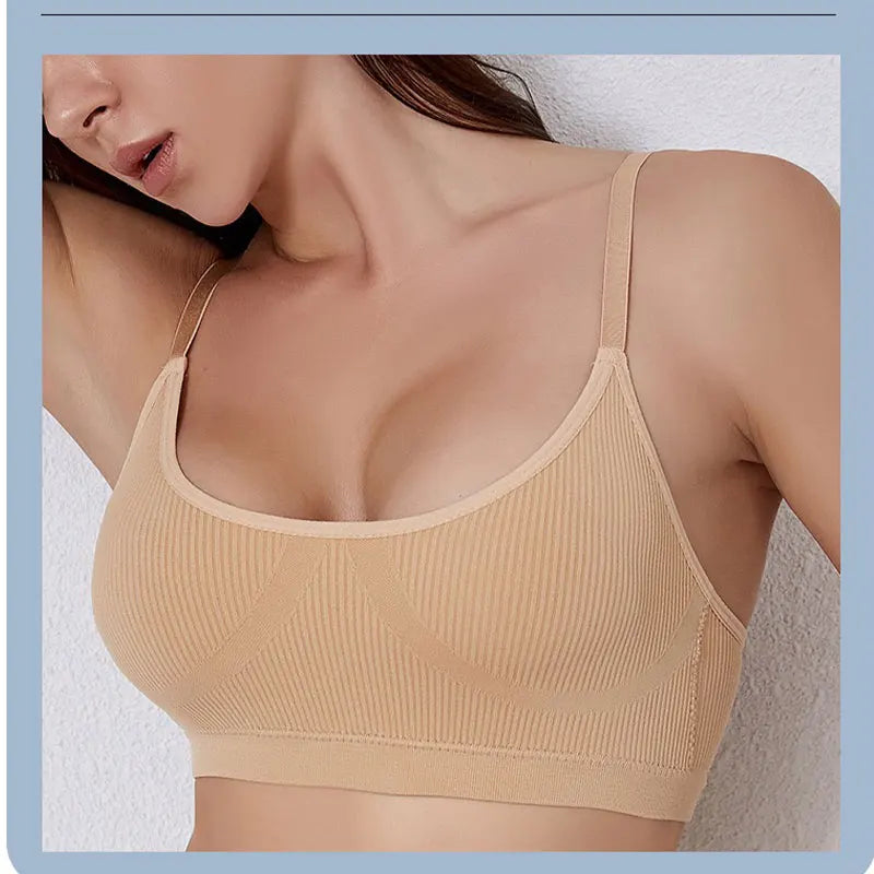 Women Bra Set Panties Sexy Push Up Bralette Female Fitness Seamless Underwear Sports Lingerie Brassiere Set Tank Crop Tops S-XL