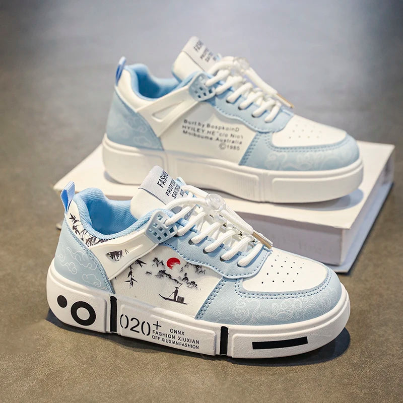 New Student Kids Board Shoes Fashion Boys Girls Leisure Walking Shoes Non-slip Comfortable Children Casual Sneakers Kids Flats