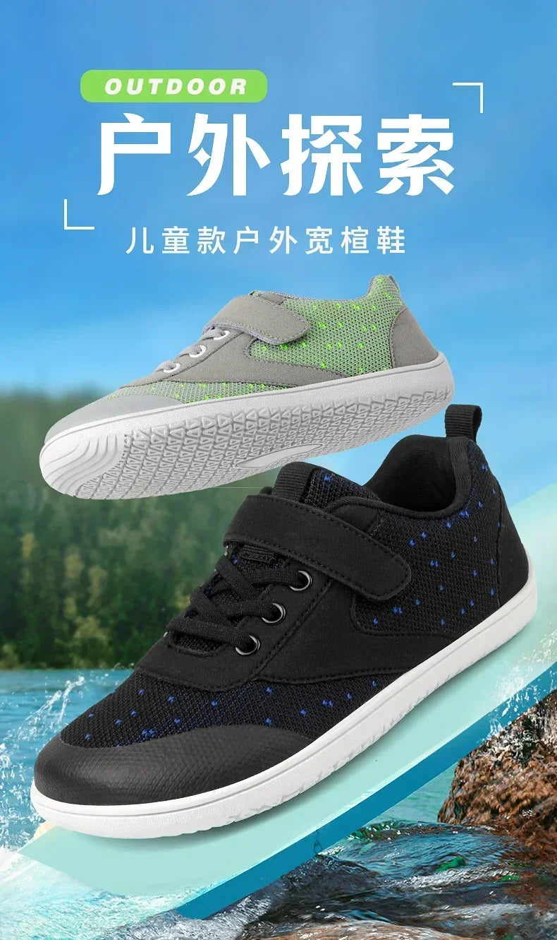 Toddler/Little Big Kids Barefoot Shoes Wide Minimalist Sneakers for Boys Girls Lightweight Children Zero Drop Naturally Flats