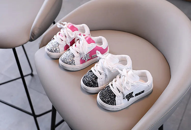 Size 21-30 Children Sport Shoes for Boys Fashion Casual Sneakers for Kids Girls Non-slip Baby Toddler Shoes 1-6y for Girl Boy