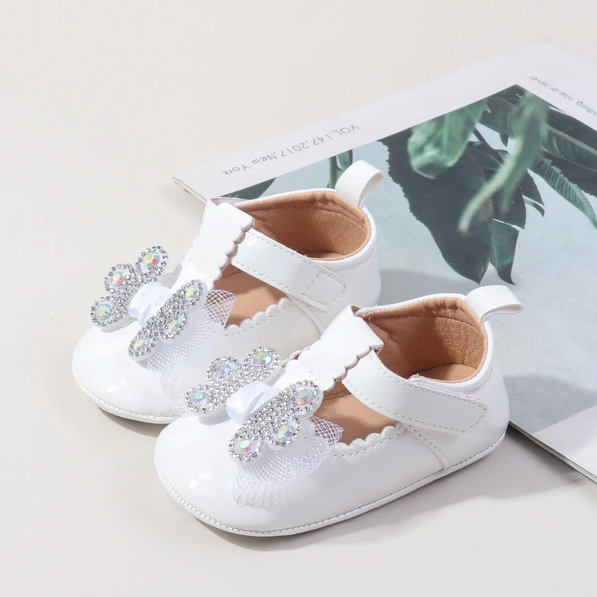 New Style Bow-Shaped Baby Shoes For Girls Aged 0-1 Years Old Breathable And Cool Shoes For Little Girls High Quality TPR Sole