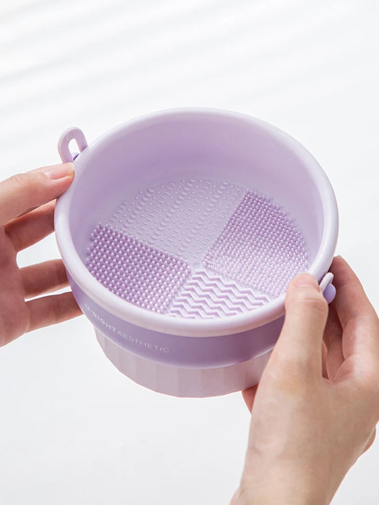 Makeup Brush Cleaning Bucket