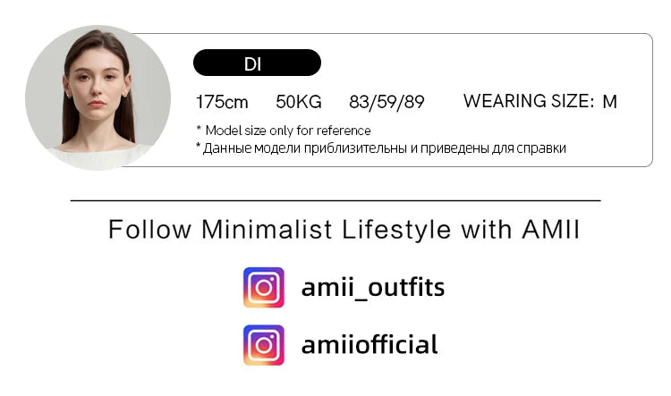 AMII Casual Women Pants 2025 Autumn Elegant Cotton Simple Loose High Waist Pleated Wide Leg Pants Office Lady Clothing 12553020