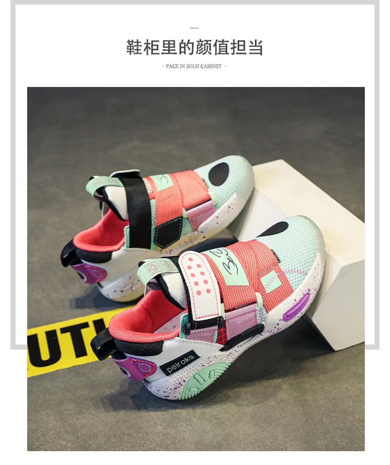 2026 New Children's Basketball Shoes For Boys Girls Non-slip Kids Sport Shoes Lightweight Outdoor Sneakers Trainers Footwear