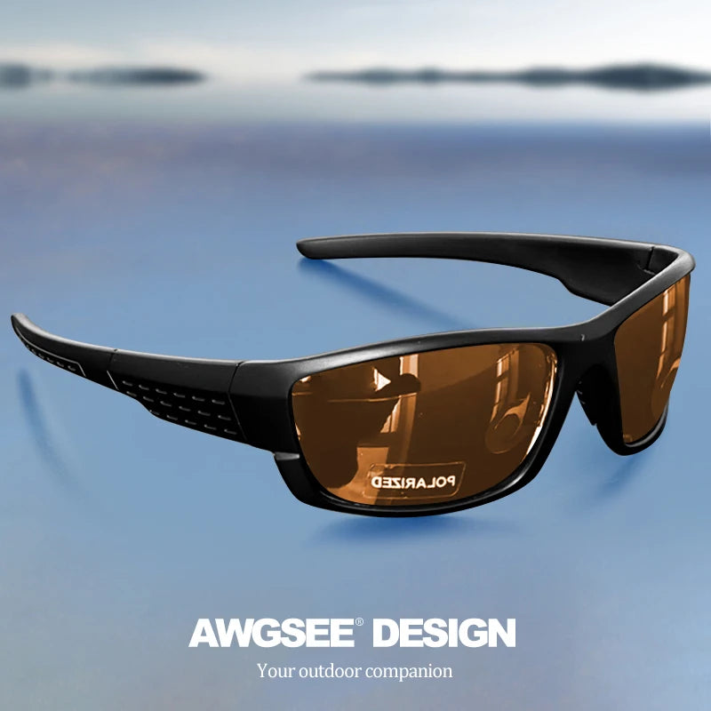 Polarized Sports Sunglasses – High-Quality UV400 for Fishing, Travel, Running & Driving with Color-Changing Lenses