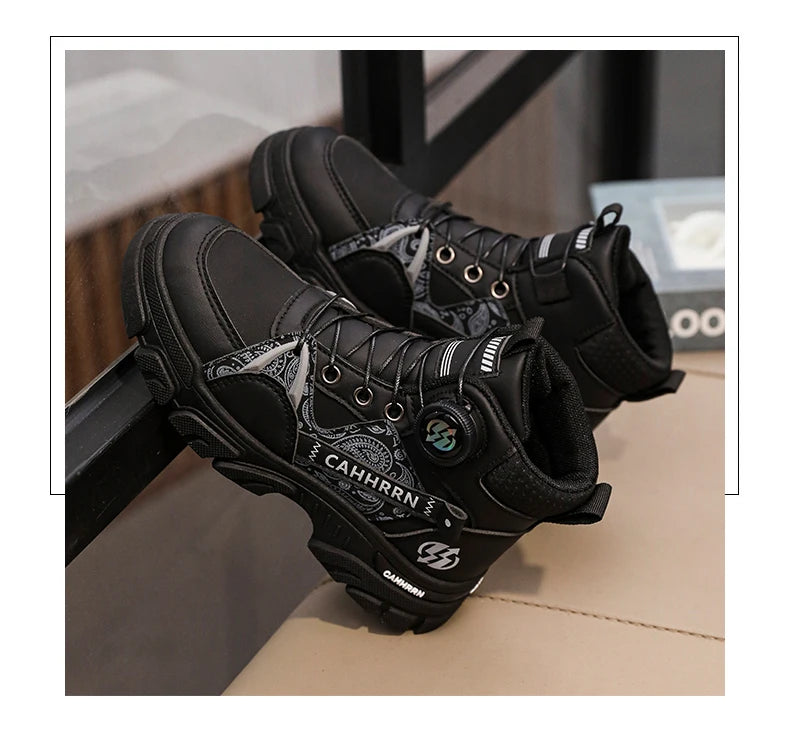 Platform Sports Shoes Kids Sneakers Sports and Leisure Shoes for Boys Wear-resistant Loafers Soft and Comfortable Fashion new