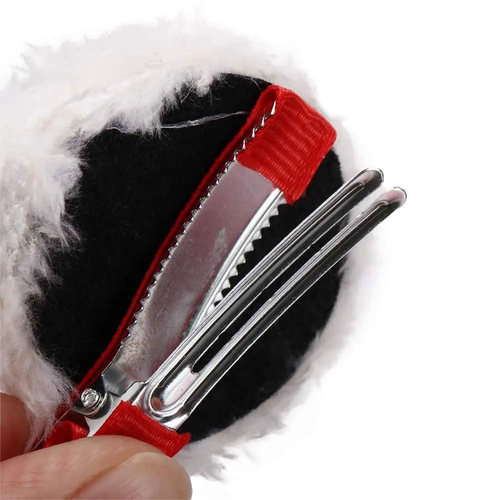 Cap Santa Claus Kids Gifts Christmas Costume Dress Up Korean Hair Accessories Children Hair Clip Christmas Hat Hairpin