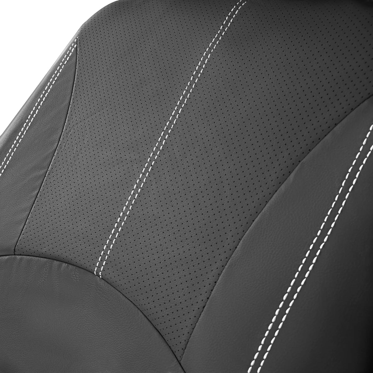 Car Seat Cover Set Breathable PU Leather Vehicle Seat Cushion Full Surround Cover For Car Full Protection Pad Fit 5-Seat Auto