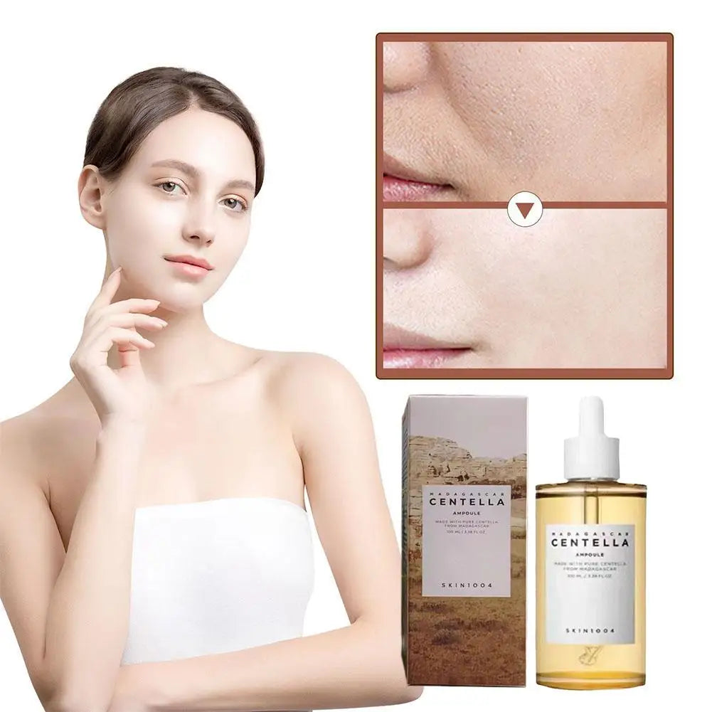 Centella Asiatica Skin Care Set Brightening Face Serum with Hyaluronic Acid Calming Toner Waterproof Sunscreen Moisturizing