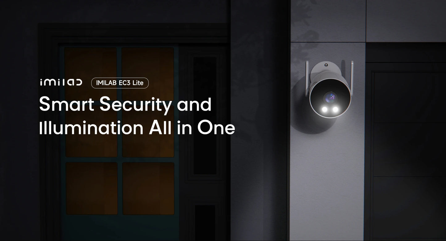 IMILAB EC3 Lite Camera Home Security Protection 2K HD Outdoor WIfi IP Smart Siren Color Night Vision CCTV Human Detection Webcam