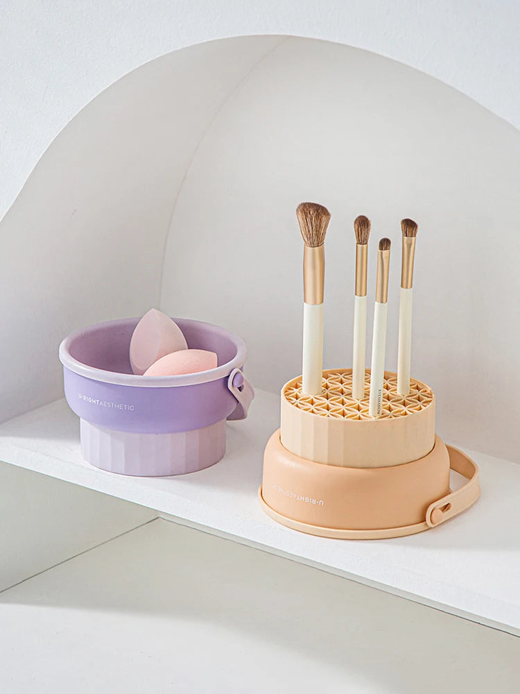 Makeup Brush Cleaning Bucket