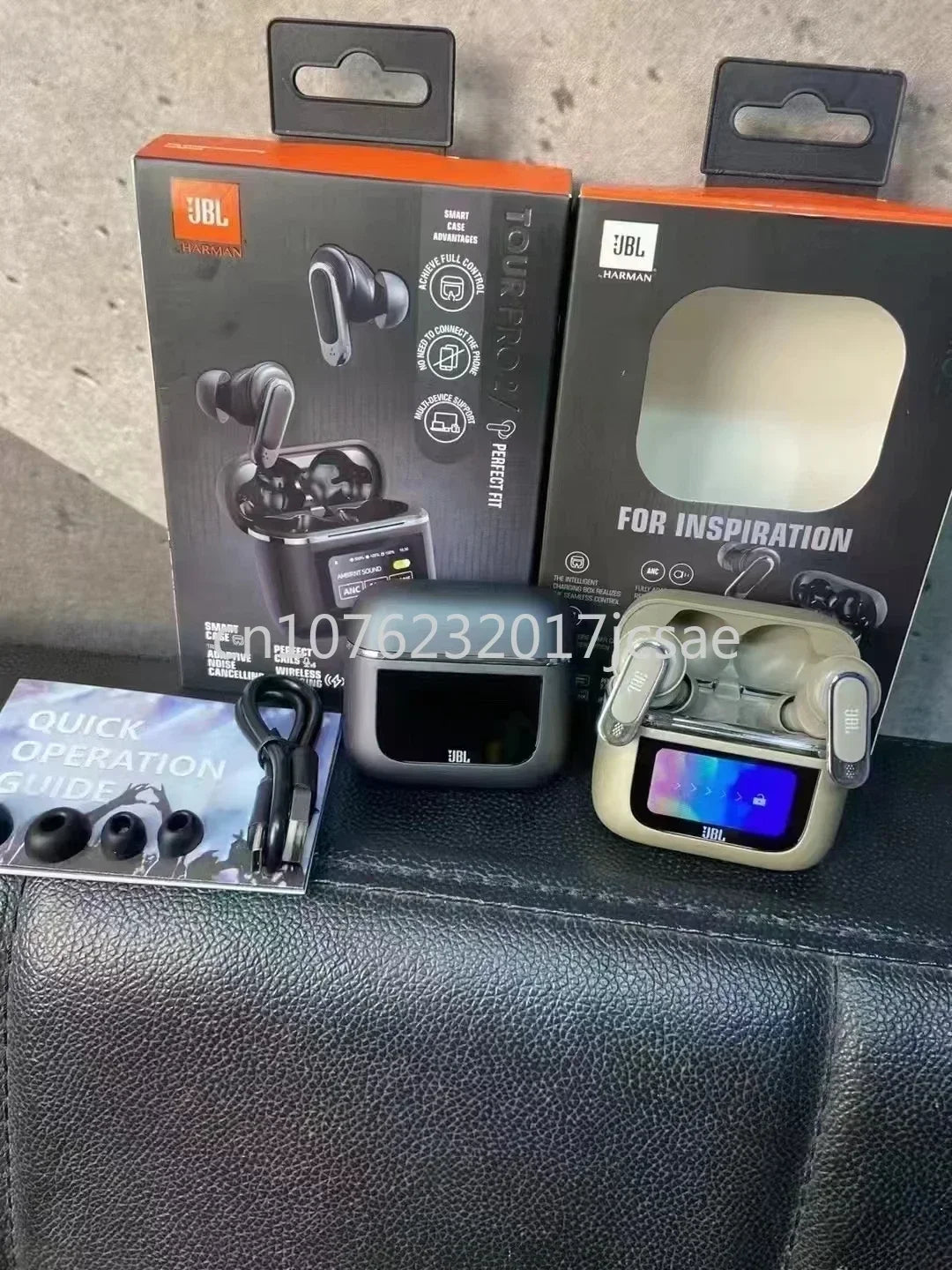 Original JBL Tour PRO 2 True Wireless Bluetooth Earphones Stereo Earbuds sports Headphones with Smart LCD Screen HK version