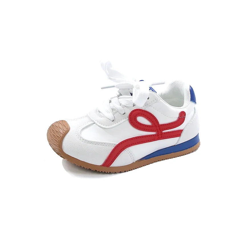 Children's Sneakers Four Seasons 3-18 Years Old Mesh Breathable Boys Girls Tennis Shoes Blue Hundred Non-slip Kids Single Shoes