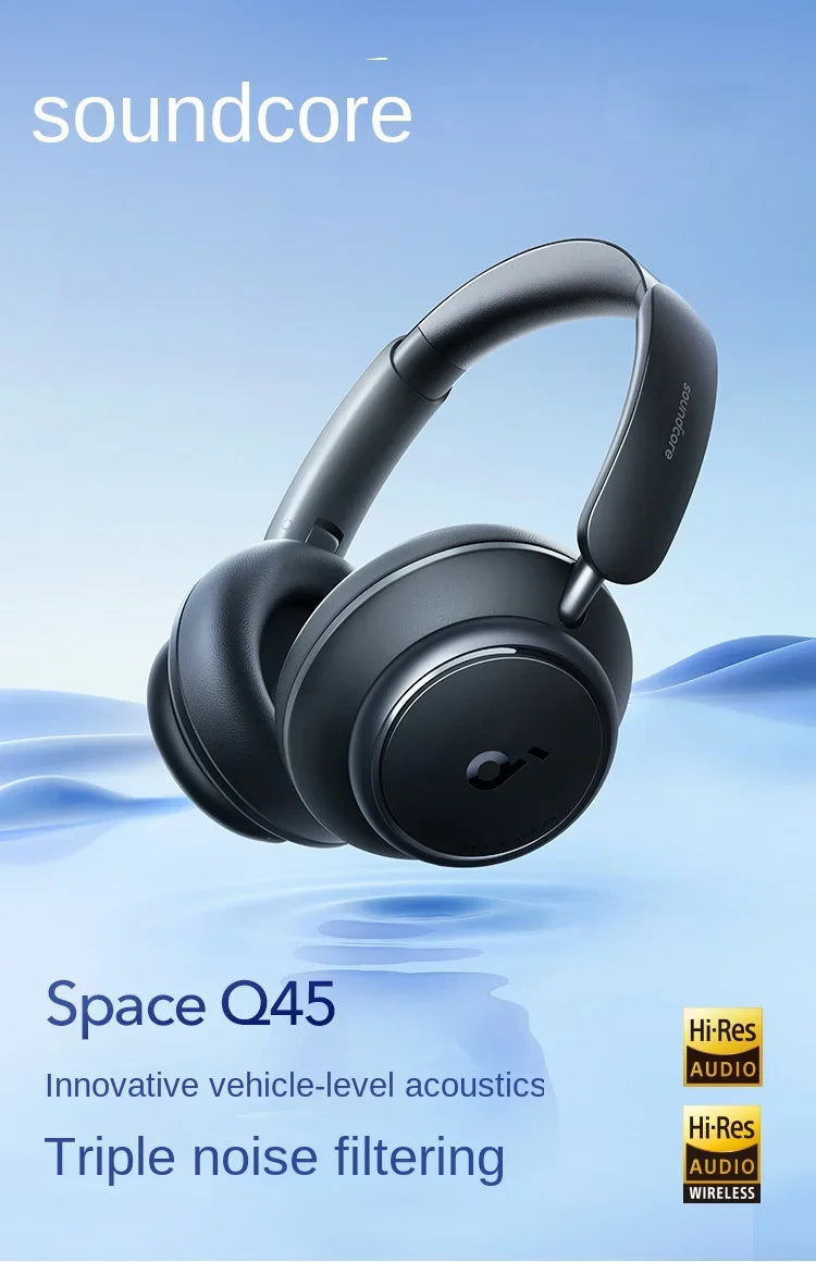Anker Soundcore Space Q45 Wireless Bluetooth Headphones Triple Dynamic Active Noise Cancellation LDAC HiRes A3040
