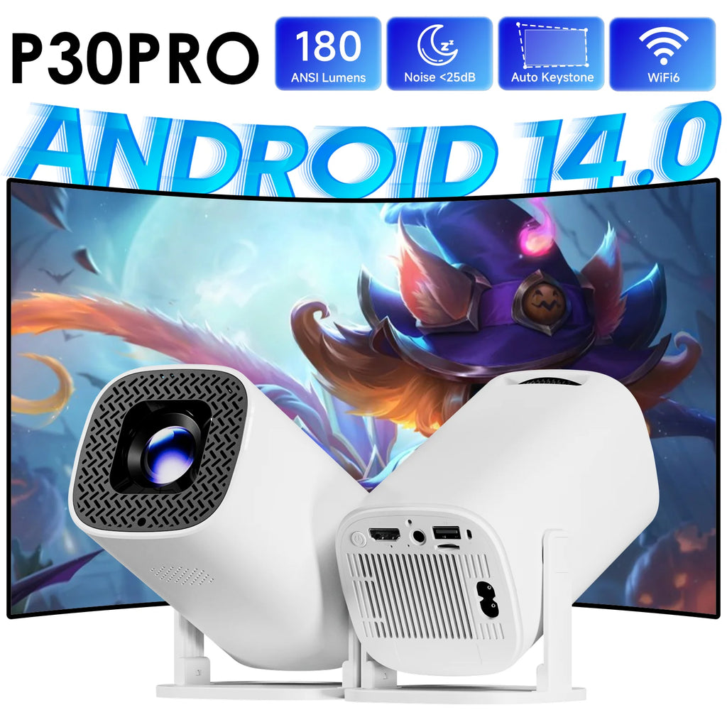 P30 PRO Smart Mini Projector Home Theater Outdoor Portable Projector