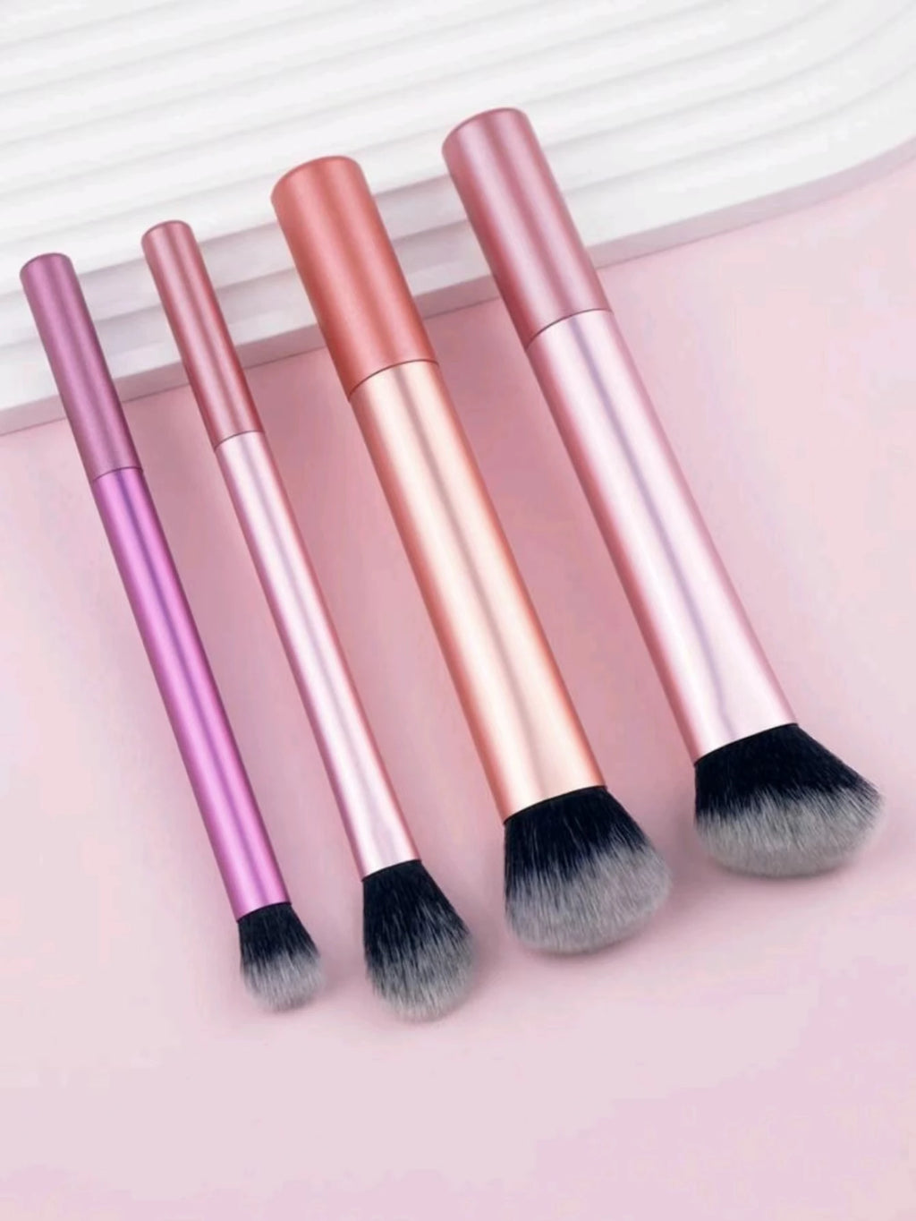 4 Long tube Makeup Brushes