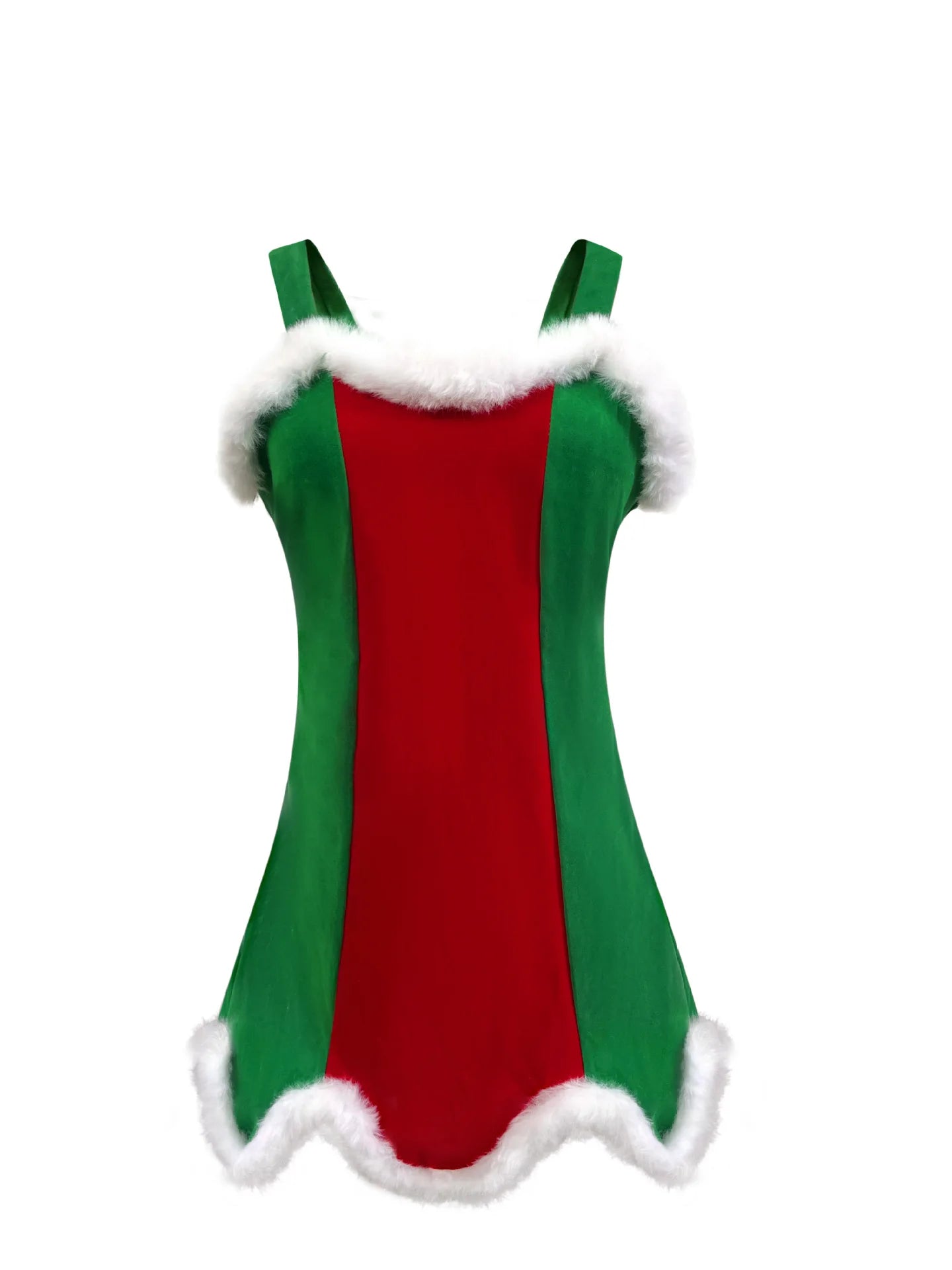 Women Sexy Christmas Dress Holiday Mini Skirt Strapless Gown Fashion Party Outfit Seductive Suit Stage Performance Xmas  Costume