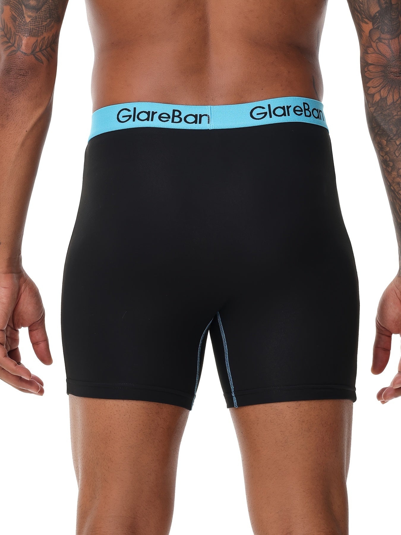 10pcs Mid-Long Black Boxer Shorts Men Underwear Male Underpants for Men Comfortable Homme Boxershorts Slips Briefs Panties Fashion Style