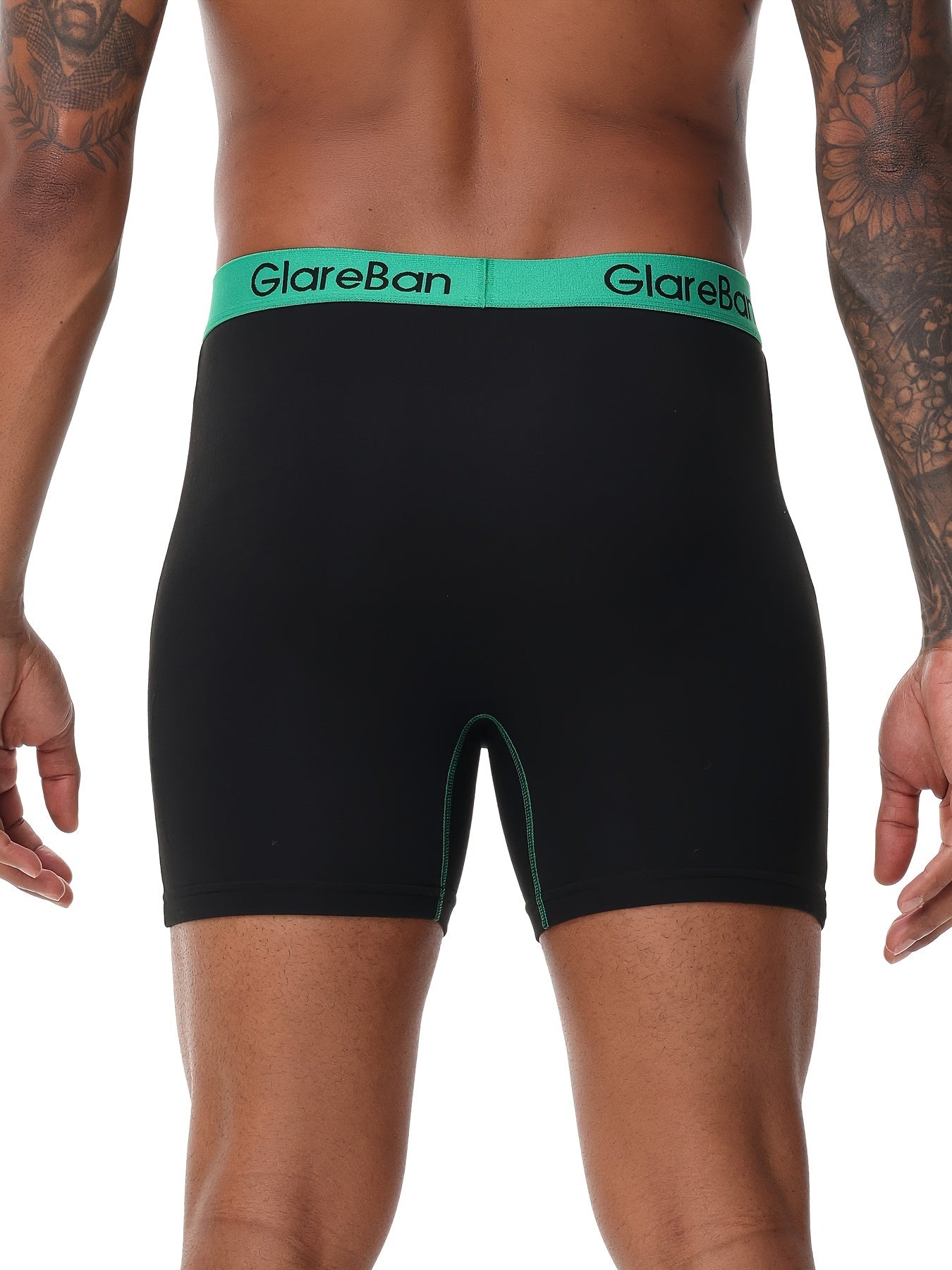 10pcs Mid-Long Black Boxer Shorts Men Underwear Male Underpants for Men Comfortable Homme Boxershorts Slips Briefs Panties Fashion Style