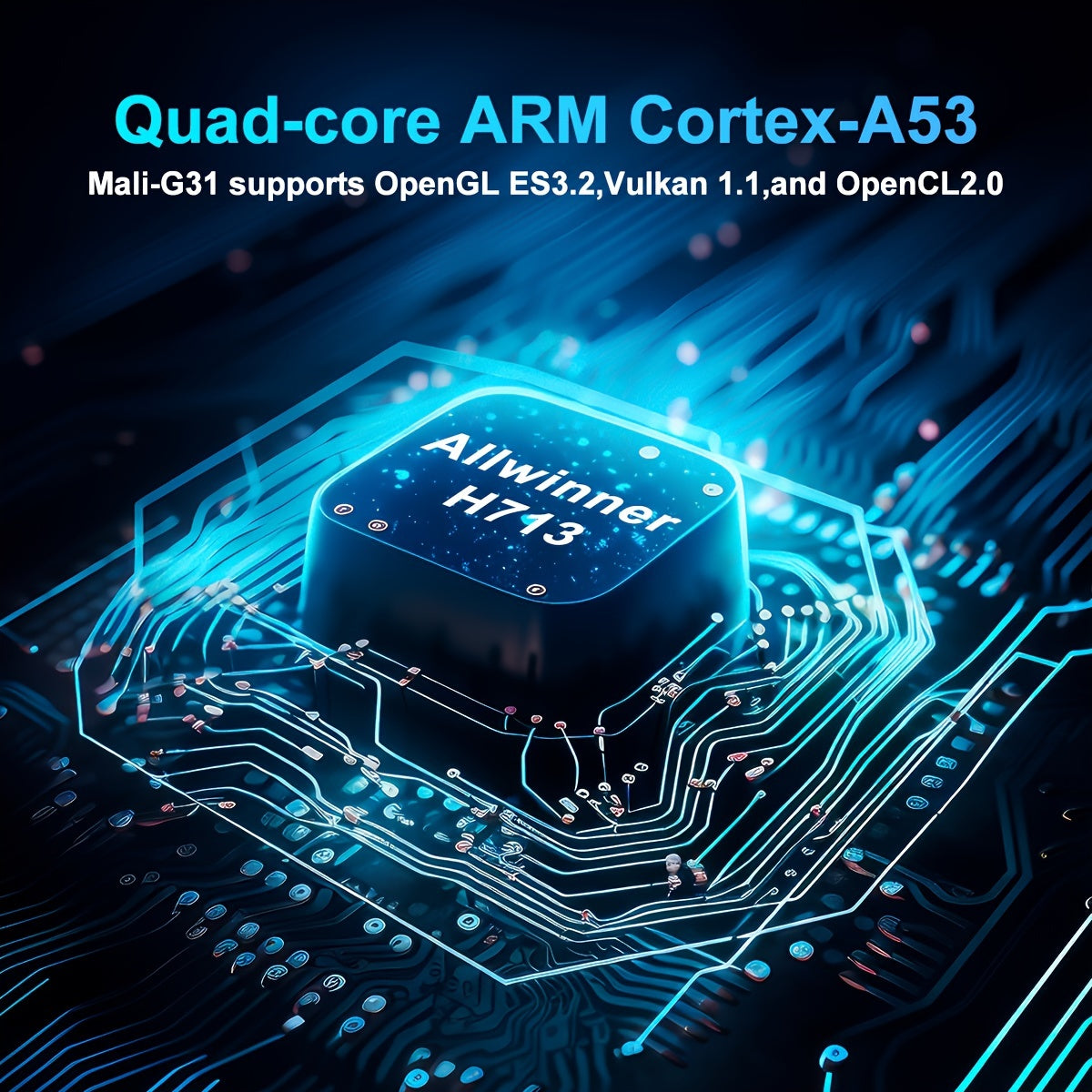 Magcubic 4K Android Projector, Native 1080P, 390 ANSI Lumens, HY320 Model, Dual Wifi 6, Wireless 5.0, 1920x1080 Resolution, Portable Cinema Projector with Upgraded Features, US Plug