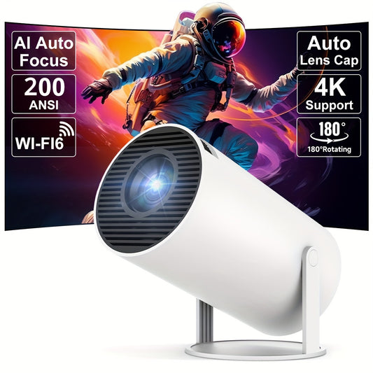HY300 Mini Projector Smart Android 11.0 Dual WIFI Full Hd 720P 4k Portable Home Cinema Outdoor Theater